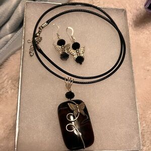 💠🦋 3 piece Butterfly Jewelry Set